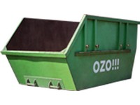 Stavební odpad - nebezpečný - azbest - otevřený kontejner 7 m<sup>3</sup>